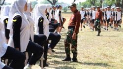 Tahun Ajaran Baru, Kodim Ponorogo Latih PBB dan Wasbang Para Siswa
