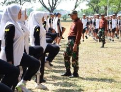 Tahun Ajaran Baru, Kodim Ponorogo Latih PBB dan Wasbang Para Siswa