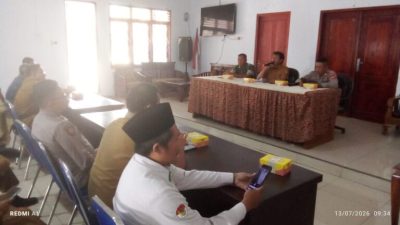Jaga Kesiapan dan Kondusivitas Wilayah, Polsek Gempol Polresta Cirebon Hadiri Rapat Persiapan Pembentukan Panitia Peringatan HUT Kemerdekaan RI ke-81 di Kecamatan Palimanan