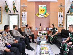 Kapolresta Cirebon Perkuat Soliditas TNI–Polri Melalui Silaturahmi ke Lanal Cirebon dan Denpom III/3 Cirebon