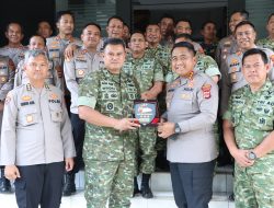 Perkuat Soliditas TNI-Polri, Kapolresta Tangerang Jalin Silaturahmi dengan Kodim 0510/Tigaraksa
