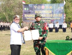 Pembukaan TMMD Reguler ke-129 Kodim 0620/Kab. Cirebon di Desa Leuweung Kencana. “Percepat Pembangunan Demi Kesejahteraan Masyarakat