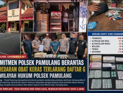Komitmen Polsek Pamulang Berantas Peredaran Obat Keras Terlarang Daftar G di Wilayah Hukumnya