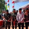 TNI Dan Sekda Indramayu Resmikan Jembatan Cilalanang 