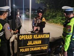 Jaga Jakarta Jaga Bekasi, Polsek Cikarang Pusat Gelar OKJ Antisipasi Kejahatan Jalanan