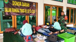 Setetes Darah untuk Negeri: TMMD ke-129 Kodim 0620/Kab. Cirebon Gelar Donor Darah Bersama PMI Kabupaten Cirebon