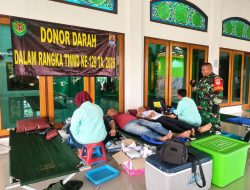 Setetes Darah untuk Negeri: TMMD ke-129 Kodim 0620/Kab. Cirebon Gelar Donor Darah Bersama PMI Kabupaten Cirebon