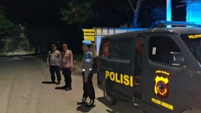 Menjaga Ketenangan Malam Demi Rasa Aman Warga Polsek Gegesik Gelar Patroli Rutin  