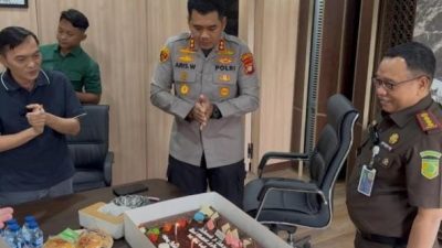 Perkuat Sinergitas Penegakan Hukum, Kapolres Pelabuhan Tanjung Priok Kunjungi Kejaksaan Negeri Jakarta Utara Peringati Hari Bhakti Adhyaksa ke – 66