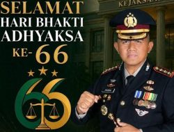 Hari Bhakti Adhyaksa ke-66, Kapolresta Tangerang : Sinergi Polri-Kejaksaan Kunci Tegaknya Hukum Berkeadilan