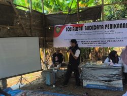 Perkuat Ketahanan Pangan, TMMD Ke-129 Kodim 0620/Kab. Cirebon Gelar Sosialisasi Budidaya Perikanan di Desa Luwung Kencana