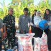 Dukung Ketahanan Pangan TMMD Ke-129, Kodim 0620/Kab. Cirebon Bersama DKPP Salurkan 1.200 Bibit Lele dan 60 Kg Pakan untuk Warga Desa Luwung Kencana