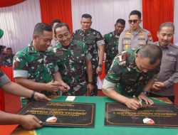Kodim 0510/Trs Resmikan Jembatan Penghubung Armco