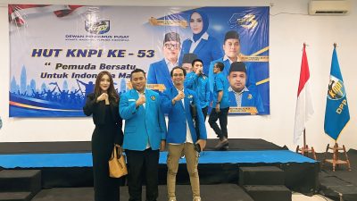 Ketua dan Bendahara DPD KNPI Kabupaten Bogor Hadiri Peringatan Harlah KNPI ke-53 di DPP KNPI