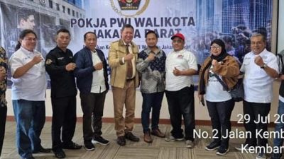 Kaspudin Nor dan Ketua MIO DKI Jakarta Hadiri Pelantikan Pokja PWI Jakarta Barat, Dorong Pers Profesional dan Bersatu