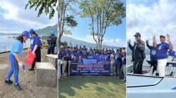 Demokrat Bali Tebar 3.000 Benih Ikan di Danau Beratan, Perkuat Komitmen Jaga Lingkungan