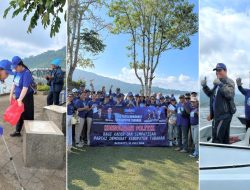 Demokrat Bali Tebar 3.000 Benih Ikan di Danau Beratan, Perkuat Komitmen Jaga Lingkungan