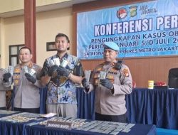 Polres Jakarta Pusat Berantas Penyalahgunaan Obat Keras Ilegal : Tangkap 92 Pengedar Dan 118.494 Butir Diamankan 