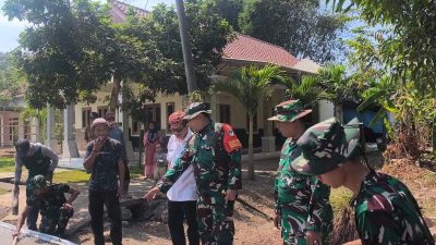 Pastikan Kualitas dan Tepat Sasaran, Dandim 0620/Kab. Cirebon Tinjau Langsung Pembangunan Jalan Rabat Beton TMMD ke-129 di Desa Luwung Kencana