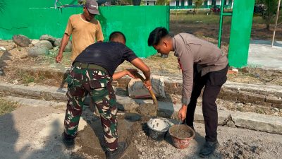 Kolaborasi Tanpa Batas, TNI-Polri dan Masyarakat Bersatu Wujudkan Pembangunan Melalui TMMD ke-129 Kodim 0620/Kab. Cirebon