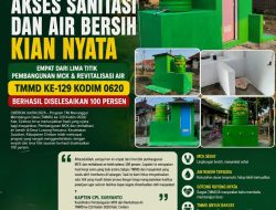 Selangkah Lagi Tuntas, TMMD ke-129 Kodim 0620 Selesaikan 4 dari 5 Titik Pembangunan MCK dan Revitalisasi Air untuk Masyarakat