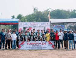 Sukses Gelar Pertandingan Sepak Bola di Piala Liga Pordes 1 Sumur Bandung, RW.005 Tim Anker’Fc Jadi Juara