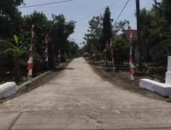 Sasaran Utama TMMD ke-129 Kodim 0620/Kab. Cirebon Tuntas, Jalan Rabat Beton Desa Luwung Kencana Selesai 100%