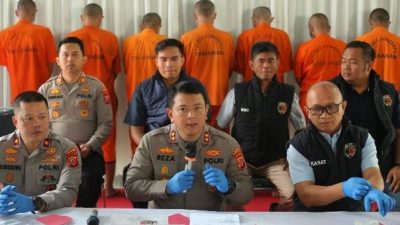 Polres Sumedang Ungkap Tindak Pidana Pembunuhan, 8 Tersangka Diamankan dan 1 DPO Diburu