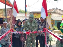 Wujud Kepedulian TNI untuk Masyarakat, Jembatan Gantung Perintis Garuda Diresmikan di Kecapi