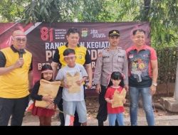 JJOS PMJ Merdeka Bersama Masyarakat, Polres Pelabuhan Tanjung Priok Gelar Lomba Permainan Tradisional di Muara Angke