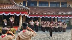 Upacara Peringatan HUT Pramuka Ke -65 Kwartir Ranting Kepulauan Seribu Selatan