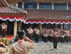 Upacara Peringatan HUT Pramuka Ke -65 Kwartir Ranting Kepulauan Seribu Selatan