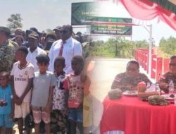 Kegiatan Video Conference (Vicon) dalam rangka launching 3.395 Jembatan Merah Putih dan 3.000 titik air bersih di seluruh Indonesia.