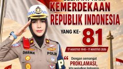 Kompol Darmawati, SE, MH, MM Beserta Staf Mengucapkan Selamat Ulang Tahun Kemerdekaan RI ke 81 Tahun 2026
