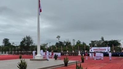 Upacara HUT RI Ke 81 Tahun di Yahukimo Papua Pergunungan Berlangsung Khidmat