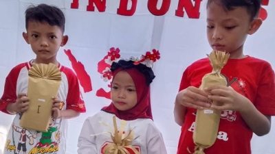 TK.RA NURUL FALAH Mengadakan Lomba Serta Karnaval Dalam Menyambut HUT RI ke- 81 Tahun