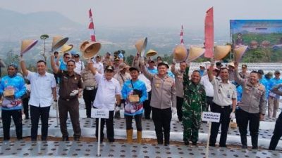 Polres Sumedang Launching Penanaman Bawang Putih, Dukung Swasembada Pangan dan Kesejahteraan Petani