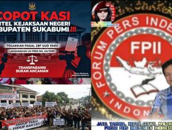 Kritik Keras Kejari Sukabumi, FPII Jabar : Media Center Jangan Cuma Jadi Pajangan !  ‎  ‎
