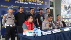 Kasus Matel Diduga Peras Pengendara  di Cikupa Diungkap, Polresta Tangerang Tangkap Tiga Terduga Pelaku