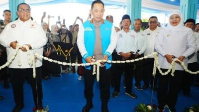 Kapolri Resmikan Gedung KSPSI AGN Jatim