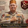 Kompol Syarif Wasdar., SH., MH, Kasat Tahti Polres Metro Depok, Mengucapkan Selamat Hari Juang Polri
