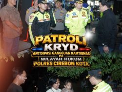 Kapolres Cirebon Kota Patroli Malam Minggu, Pastikan Keamanan dan Kenyamanan Warga