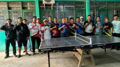 KUA Kecamatan Tukdana Gelar Pertandingan Tenis Meja