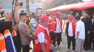 JJOS Pelayanan Dan Pengamanan Bantuan Kemanusiaan PMI ke NTT melalui Kapal Laut dari Tanjung Priok