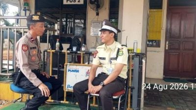 Tingkatkan Keamanan, Unit Pam Obvit Polres Pelabuhan Tanjung Priok Laksanakan Patroli di Area PT PLN Indonesia Power UBP Priok