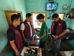 Polresta Cirebon Sita 647 Botol Ilegal 