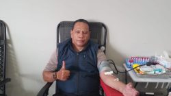 Bhabinkamtibmas Kalibaru Ikut Donor Darah: Menebar Kebaikan, Menjaga Keamanan Bersama