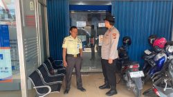 Polsek Beber Polresta Cirebon Intensifkan Patroli Objek Vital, Sampaikan Imbauan Kamtibmas di Bank BRI