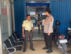 Polsek Beber Polresta Cirebon Intensifkan Patroli Objek Vital, Sampaikan Imbauan Kamtibmas di Bank BRI