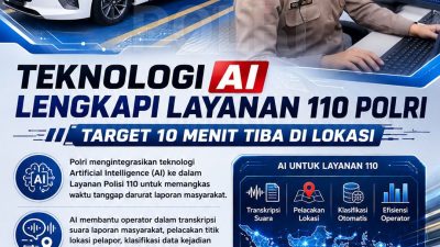 Polri Integrasikan Teknologi AI ke Layanan Polisi 110, Percepat Respons Darurat Masyarakat